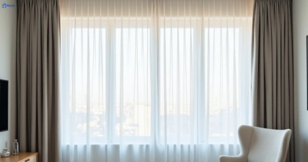 Restored vibrant drapes in booval QLD after Matty Curtain Cleaning